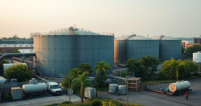 Tanques de Armazenamento Eficientes para Indústrias Modernas