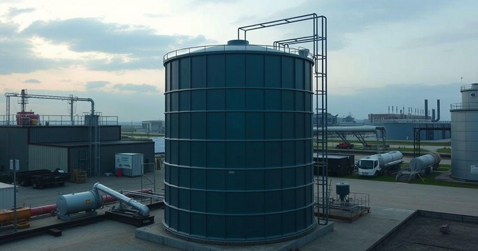 Tanque cilíndrico vertical: características e aplicações essenciais
