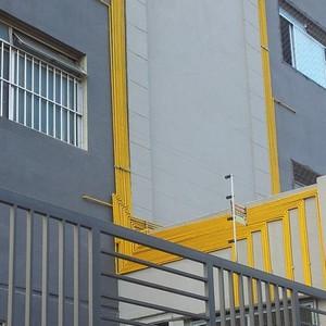 Instalação de prumada externa em hotéis